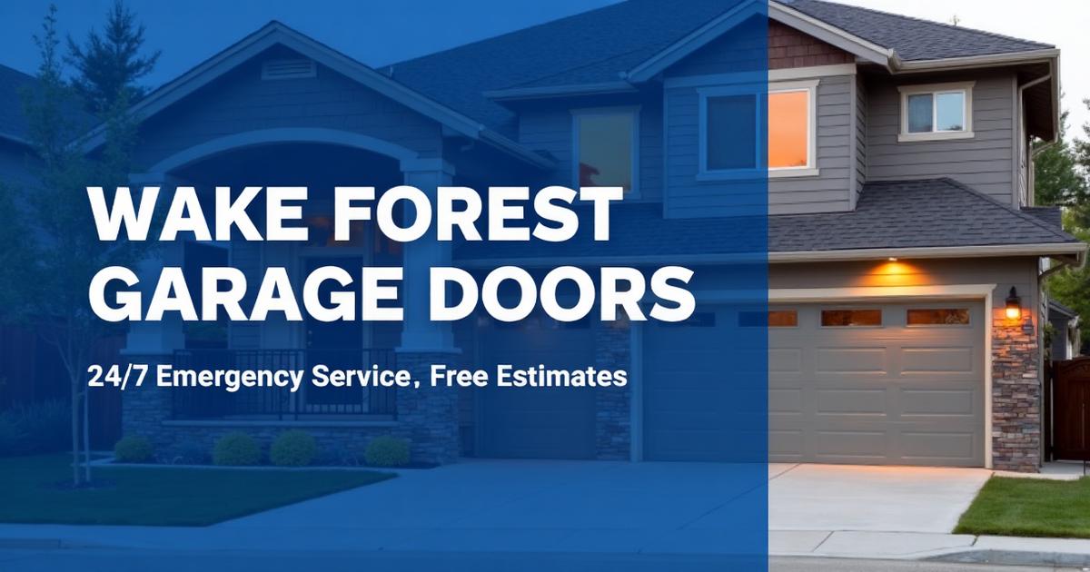 Garage Door Repair Wake Forest